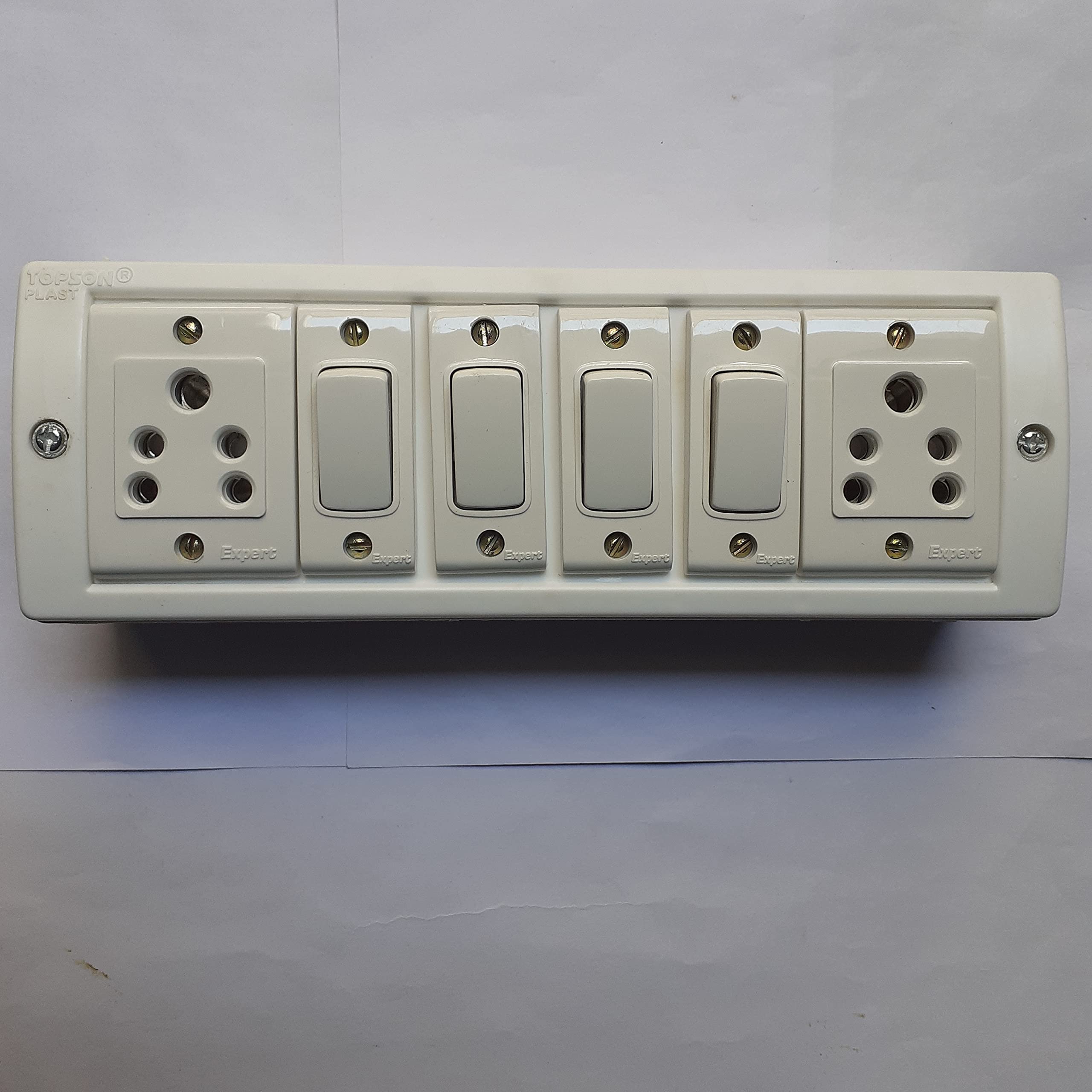 Switch Socket Combined Box SIZE-6M (Non Modular Box) for Wall